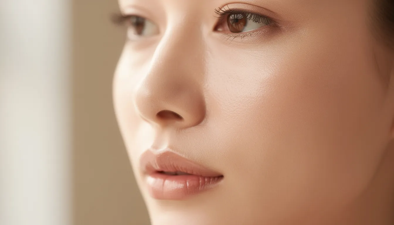 A close-up image of a woman with healthy, natural-looking skin showcases excellent skin texture and hydration, reflecting the results of personalised aesthetic treatments. The skin appears smooth and youthful, highlighting the importance of skin health and rejuvenation for an overall radiant appearance.
